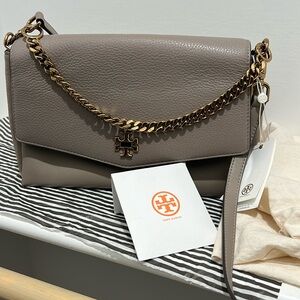 NWT Tory Burch Classic Kira shoulder bag with straps and chain